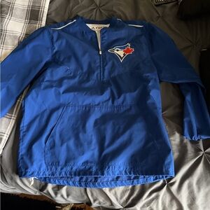 Men’s Toronto Blue Jays Majestic Royal Blue Authentic Pullover (MLB Shop)